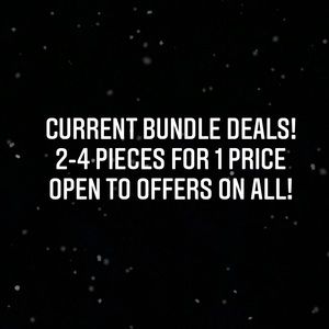 All items in bundles!